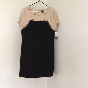 Lux II - Black and Tan dress - 18W- NWT